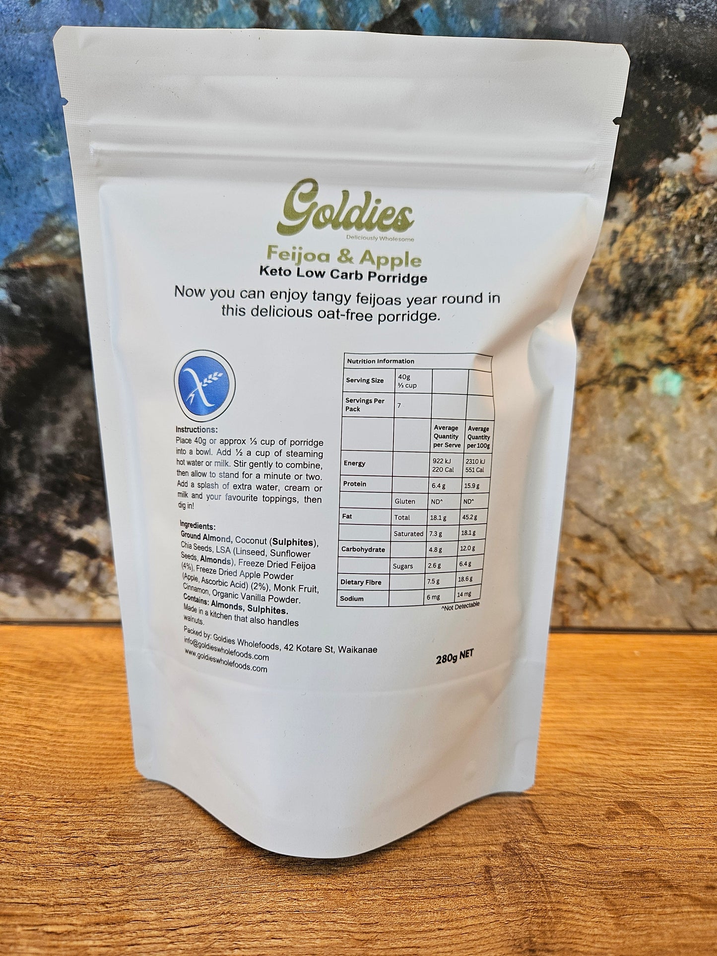 **NEW** Feijoa & Apple Keto Porridge