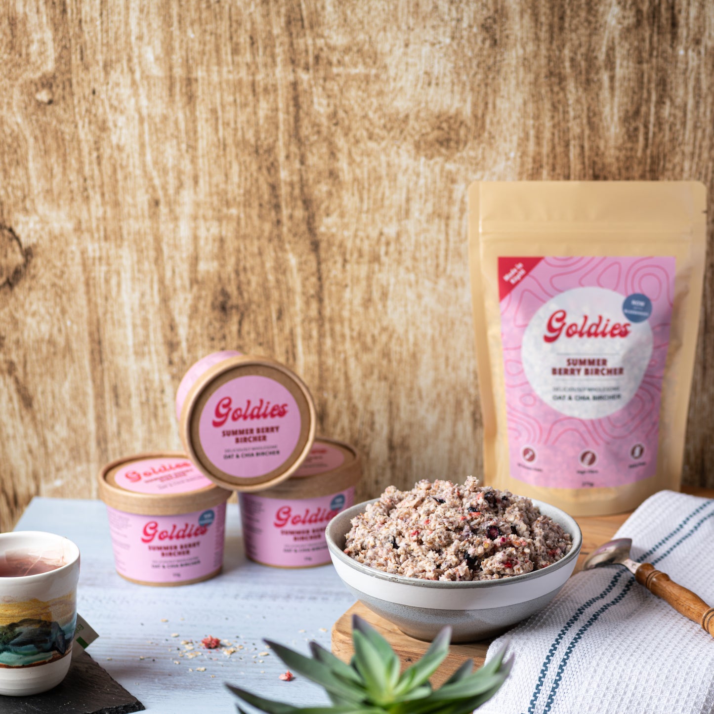 Summer Berry Oaty Bircher