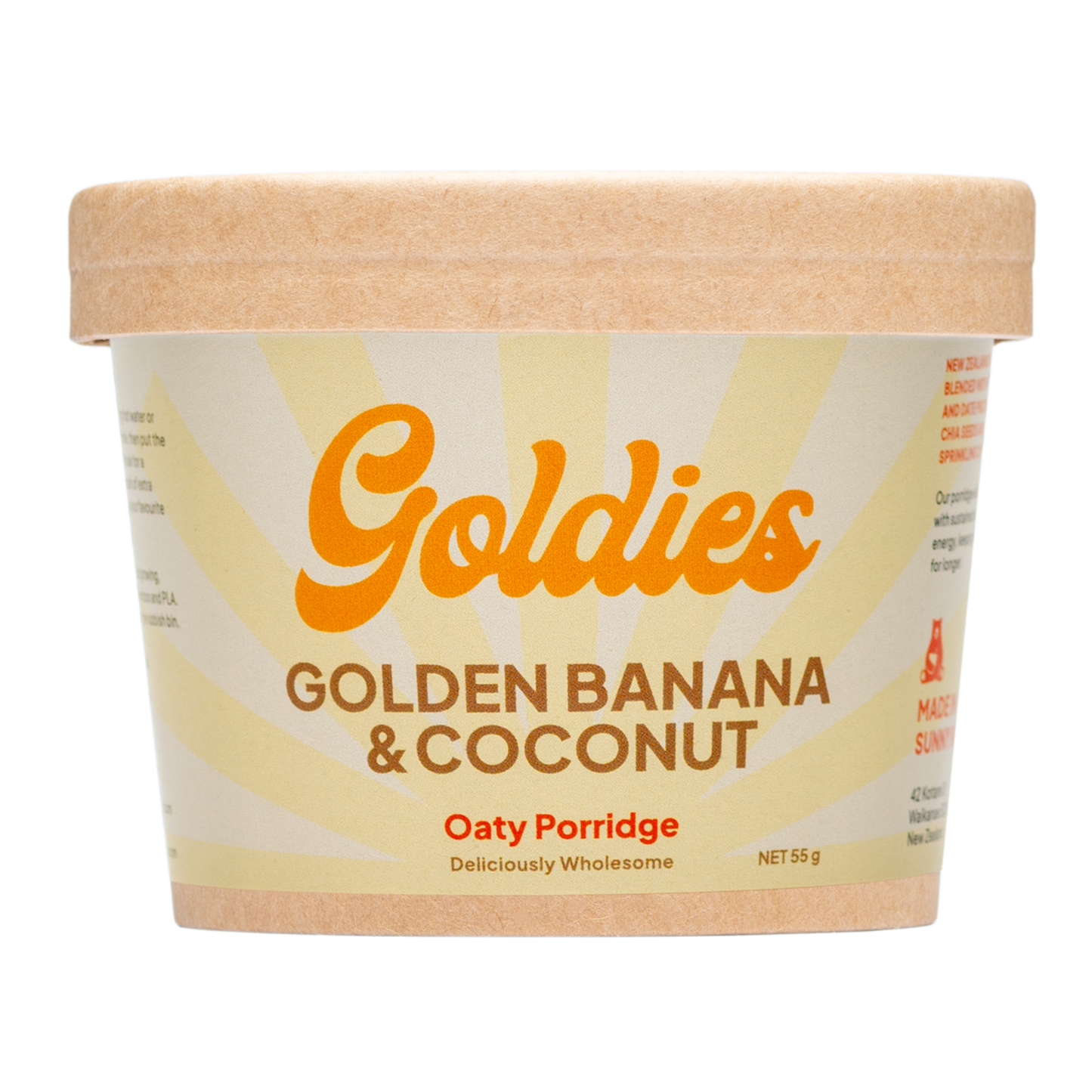 Golden Banana & Coconut Oaty Porridge