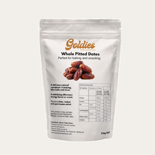 Whole Pitted Dates 250g