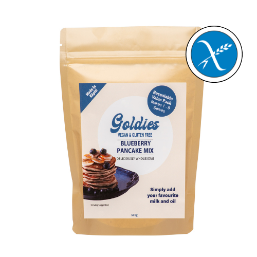 Vegan, Gluten Free Blueberry Pancake Mix 500g
