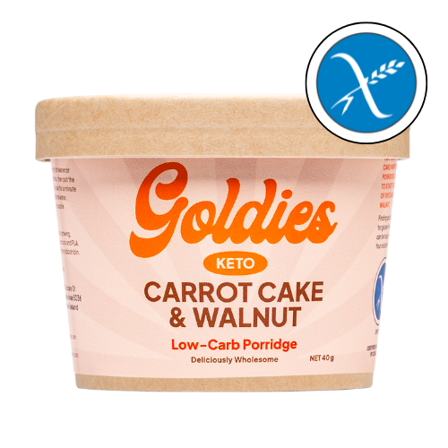 Carrot Cake & Walnut Keto Porridge