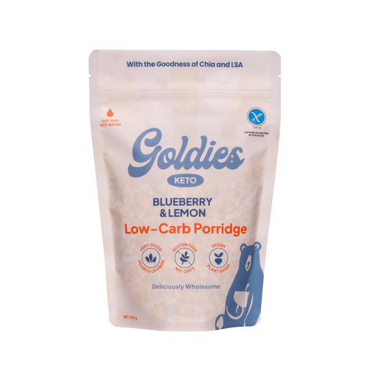 Blueberry & Lemon Keto Porridge