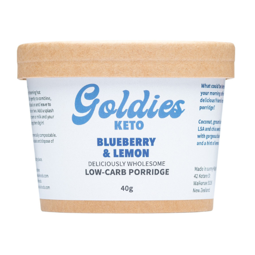 KETO Blueberry & Lemon Porridge