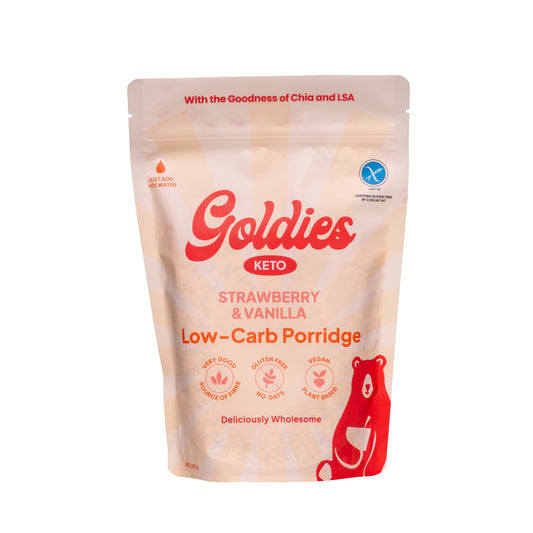 **NEW** Strawberry & Vanilla Keto Porridge